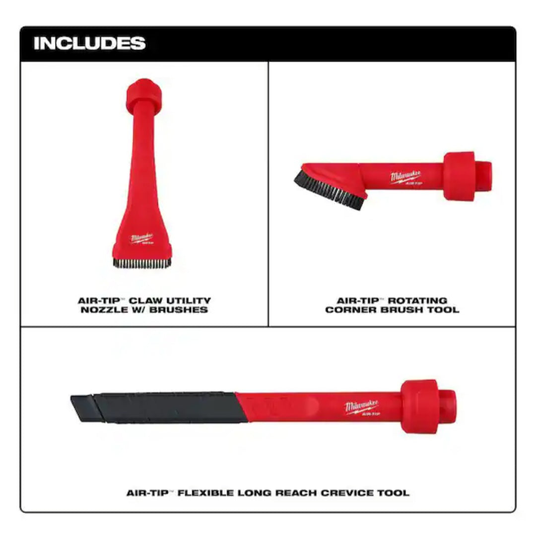 Air-Tip Claw Utility Nozzle Rotating Corner Brush Flex Air-Tip Claw Utility Nozzle Rotating Corner Brush Flex